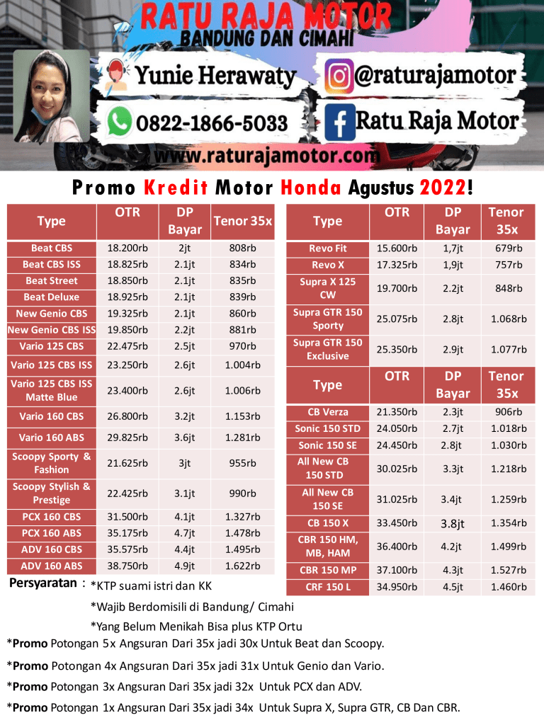 Brosur potongan 5x angsuran