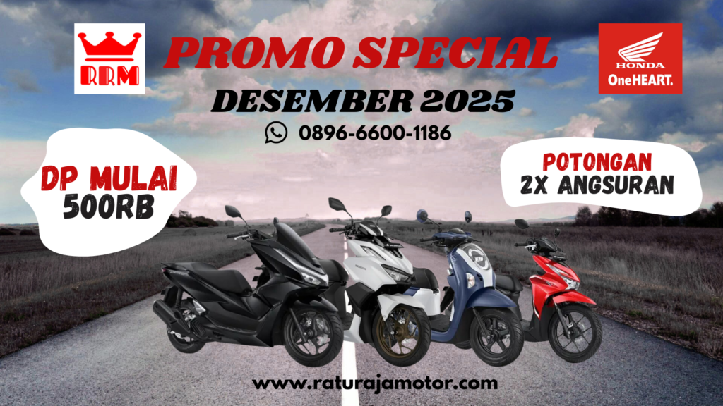 Promo Motor Honda Desember 2025