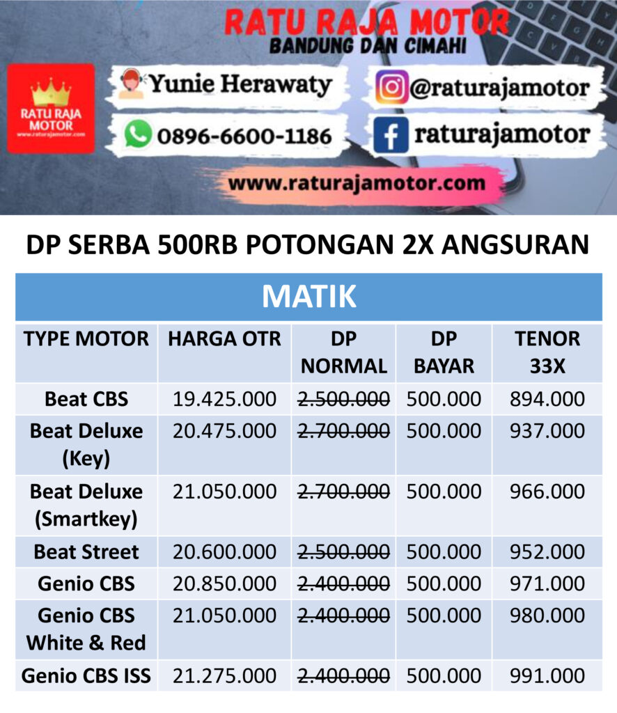 Promo DP Motor Serba 500 Ribu