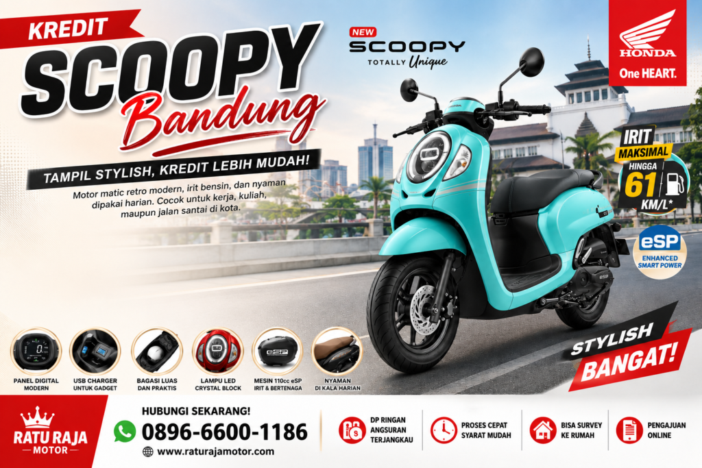 Kredit Honda Scoopy Bandung 2026