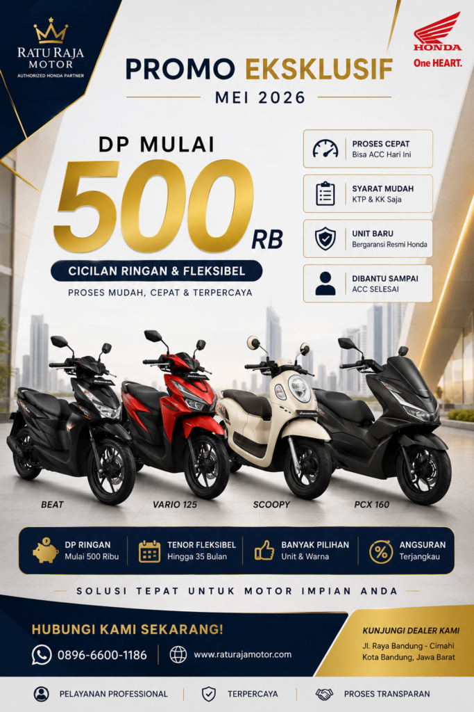 Brosur Motor Honda Mei 2026